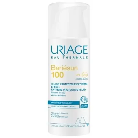 Pleťový fluid na opalování SPF 50+ Bariesun 100 (Extreme Protect Fluid) Uriage - 50 ml