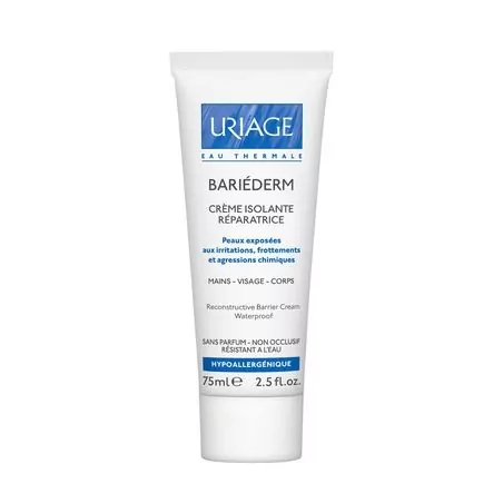 Ochranný a regenerační krém Bariéderm (Insulating Repairing Cream) Uriage - 75 ml