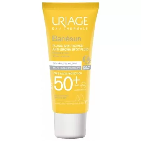 Ochranný fluid proti pigmentovým skvrnám SPF 50+ Bariesun (Anti-Brown Spot Fluid) Uriage - 40 ml