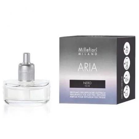 Náhradní náplň do elektrického difuzéru Aria / Nero Millefiori Milano - 20 ml