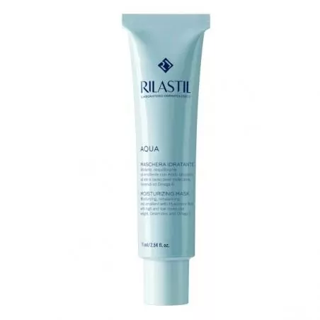 Hydratační pleťová maska s kyselinou hyaluronovou Aqua (Moisturizing Mask) Rilastil - 75 ml