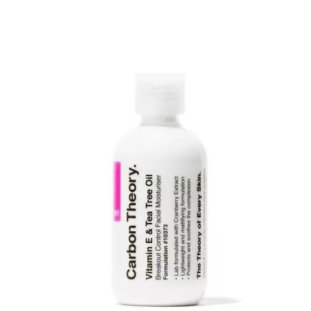 Hydratační pleťový krém Vitamin E & Tea Tree Oil Breakout Control (Facial Moisturiser) Carbon Theory - 100 ml