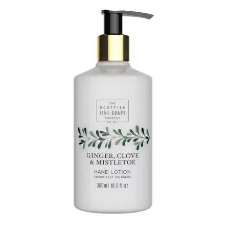 Mléko na ruce Zázvor, Hřebíček & Jmelí (Hand Lotion) Scottish Fine Soaps - 300 ml
