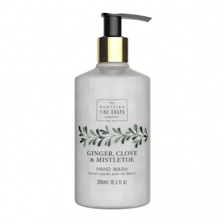Tekuté mýdlo na ruce Zázvor, Hřebíček & Jmelí (Hand Wash) Scottish Fine Soaps - 300 ml