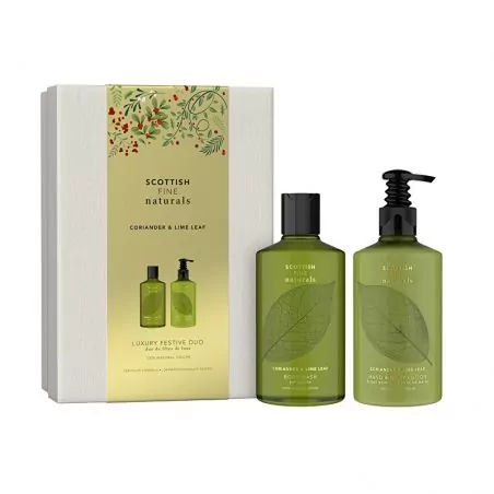 Dárková sada péče o tělo Koriandr & Limetkový list Scottish Fine Soaps