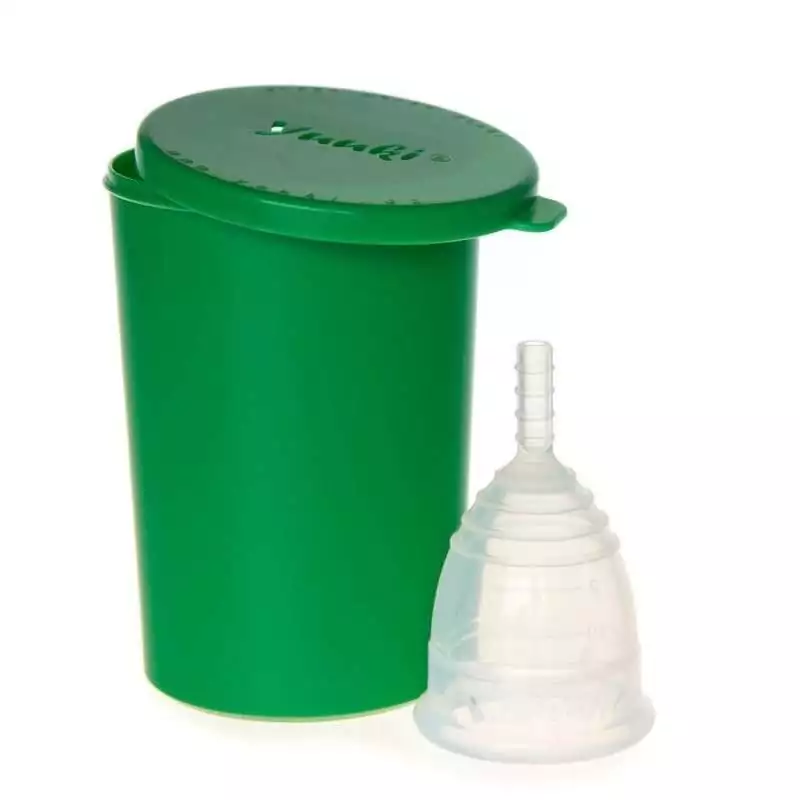 Menstruační kalíšek malý + sterilizační kelímek soft (měkčí) Yuuki Menstruační kalíšek malý + sterilizační kelímek soft (měkčí) Yuuki