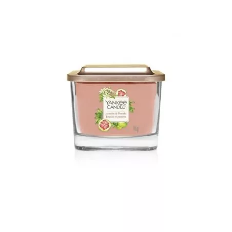 Aromatická svíčka malá hranatá Jasmine and Pomelo Yankee Candle - 96 g