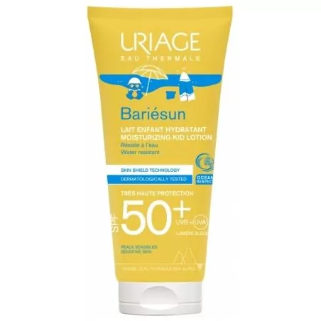 Dětské hydratační mléko na opalování SPF 50+ Bariesun (Moisturizing Kid Lotion) Uriage - 100 ml