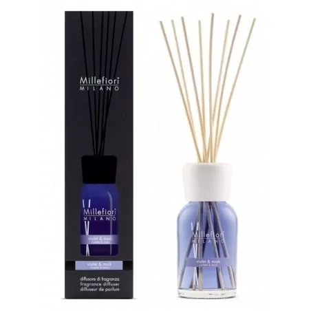 Aroma difuzér Natura Fialka & Pižmo Millefiori Milano - 250 ml