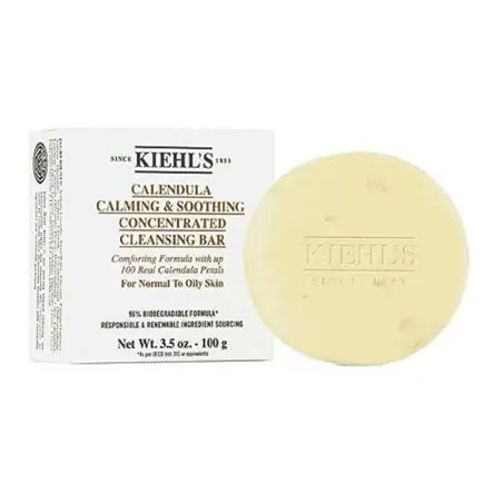 Zklidňující čisticí mýdlo pro normální až mastnou pleť Calendula (Calming & Soothing Cleansing Bar) Kiehl´s - 100 g