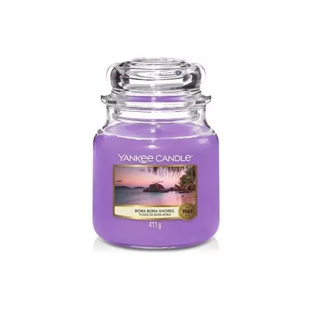 Vonná svíčka Classic střední Bora Bora Shores Yankee Candle - 411 g