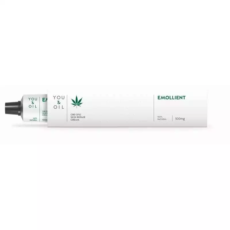 Tělový emolienční krém s CBD (5 %) na problematickou pokožku You & Oil - 100 ml Tělový emolienční krém s CBD (5 %) na problematickou pokožku You & Oil - 100 ml