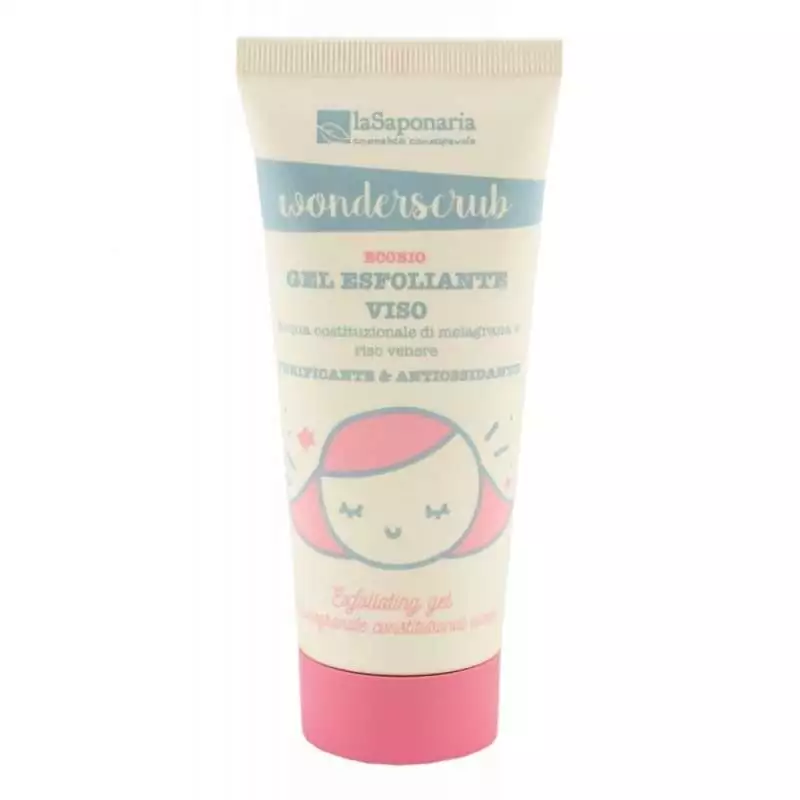 Peelingový gel na obličej WonderScrub BIO laSaponaria - 100 ml Peelingový gel na obličej WonderScrub BIO laSaponaria - 100 ml