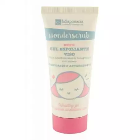 Peelingový gél na tvár WonderScrub BIO laSaponaria - 100 ml