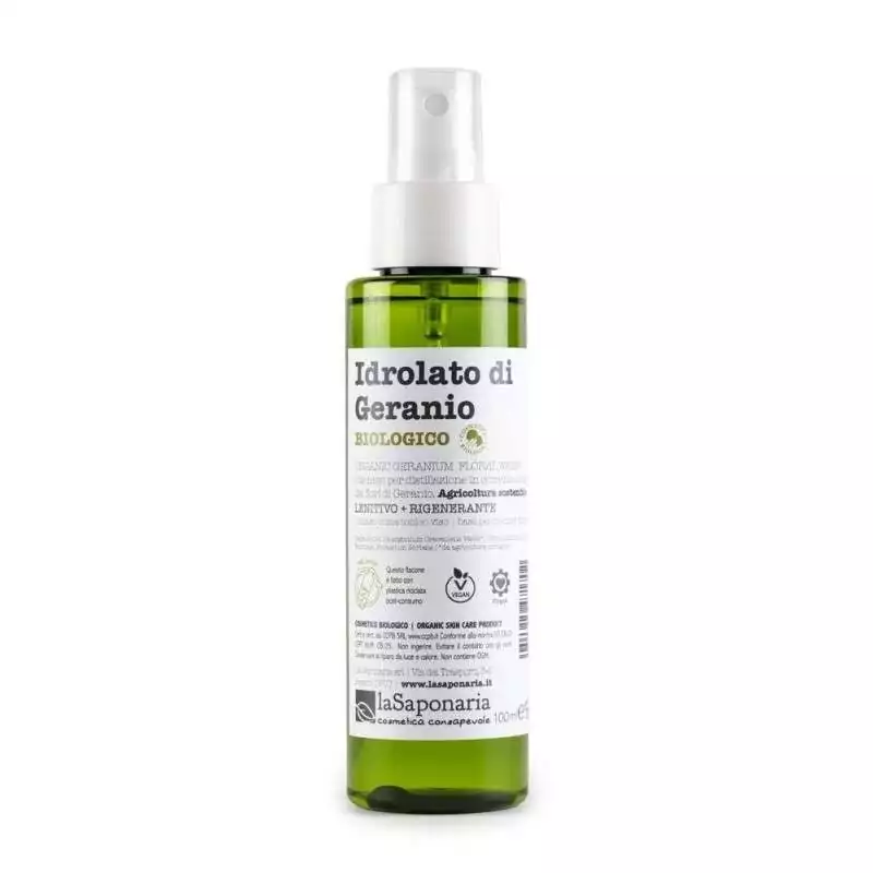 Květová voda z pelargonie vonné (geranium) BIO laSaponaria - 100 ml Květová voda z pelargonie vonné (geranium) BIO laSaponaria - 100 ml