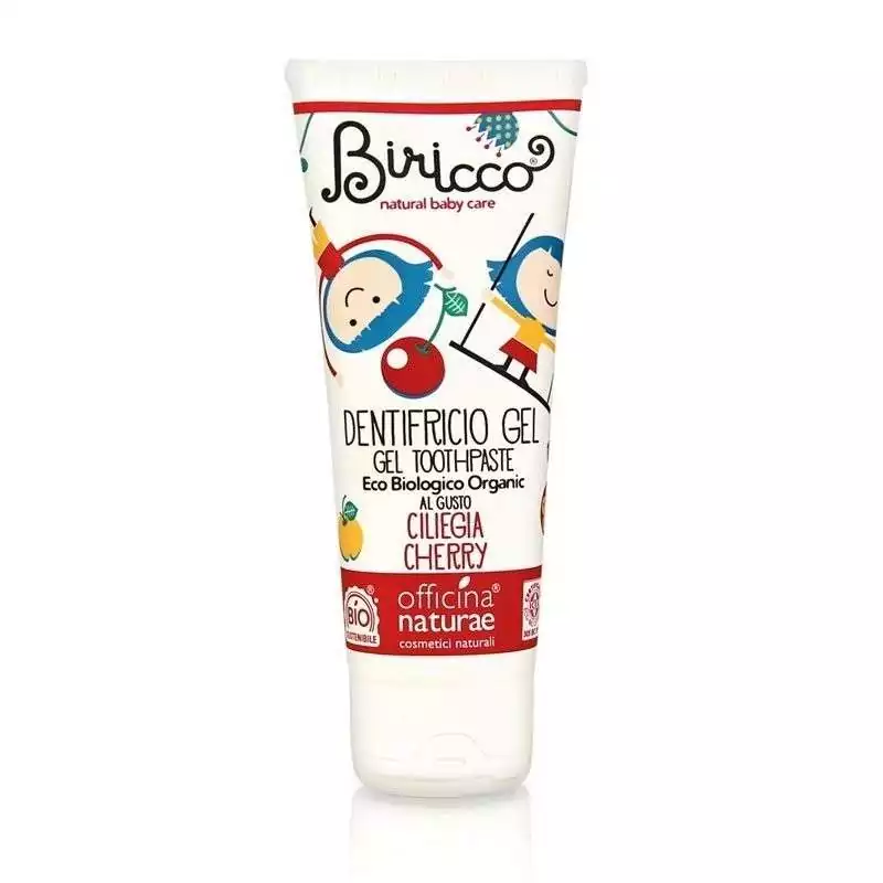 Dětská zubní pasta bez fluoru třešeň BIO Officina Naturae - 75 ml Dětská zubní pasta bez fluoru třešeň BIO Officina Naturae - 75 ml