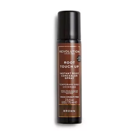 Sprej na krytí odrostů a šedých vlasů Root Touch Up (Instant Root Concealer Spray) Revolution Haircare / Odstín: Brown - 75 ml