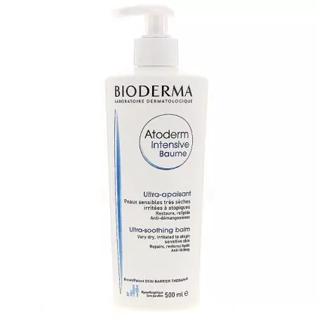 Vysoce zklidňující balzám na obličej a tělo Atoderm Intensive Baume (Ultra-Soothing Balm) Bioderma - 500 ml