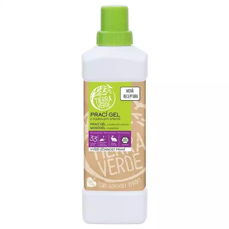 Prací gel s levandulí inovovaná receptura BIO Tierra Verde - 1000 ml Prací gel s levandulí inovovaná receptura BIO Tierra Verde - 1000 ml