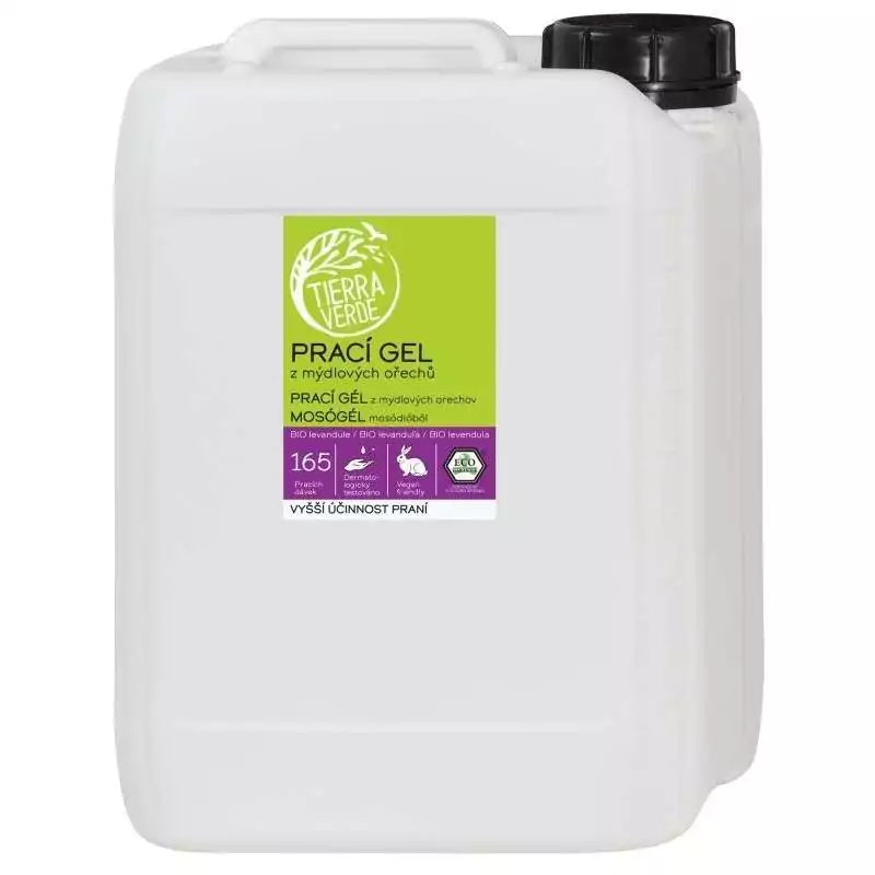 Prací gél s levanduľou inovovaná receptúra BIO Tierra Verde - 5000 ml Prací gél s levanduľou inovovaná receptúra BIO Tierra Verde - 5000 ml