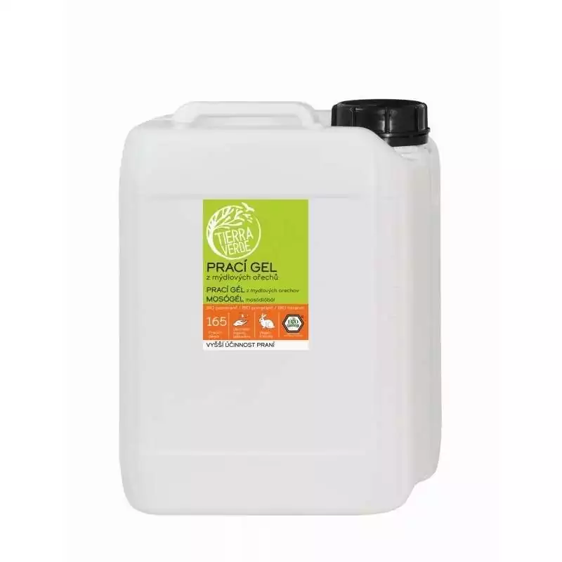 Prací gel s pomerančem inovovaná receptura BIO Tierra Verde - 5000 ml Prací gel s pomerančem inovovaná receptura BIO Tierra Verde - 5000 ml