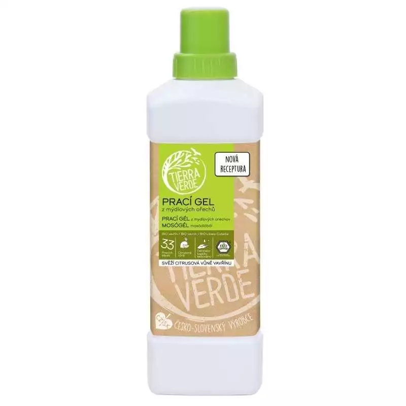 Prací gel s vavřínem inovovaná receptura BIO Tierra Verde - 1000 ml Prací gel s vavřínem inovovaná receptura BIO Tierra Verde - 1000 ml