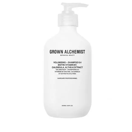 Šampon pro objem slabých a lámavých vlasů Biotin-Vitamin B7, Calendula, Althea Extract (Volumising Shampoo 0.4) Grown Alchemist 