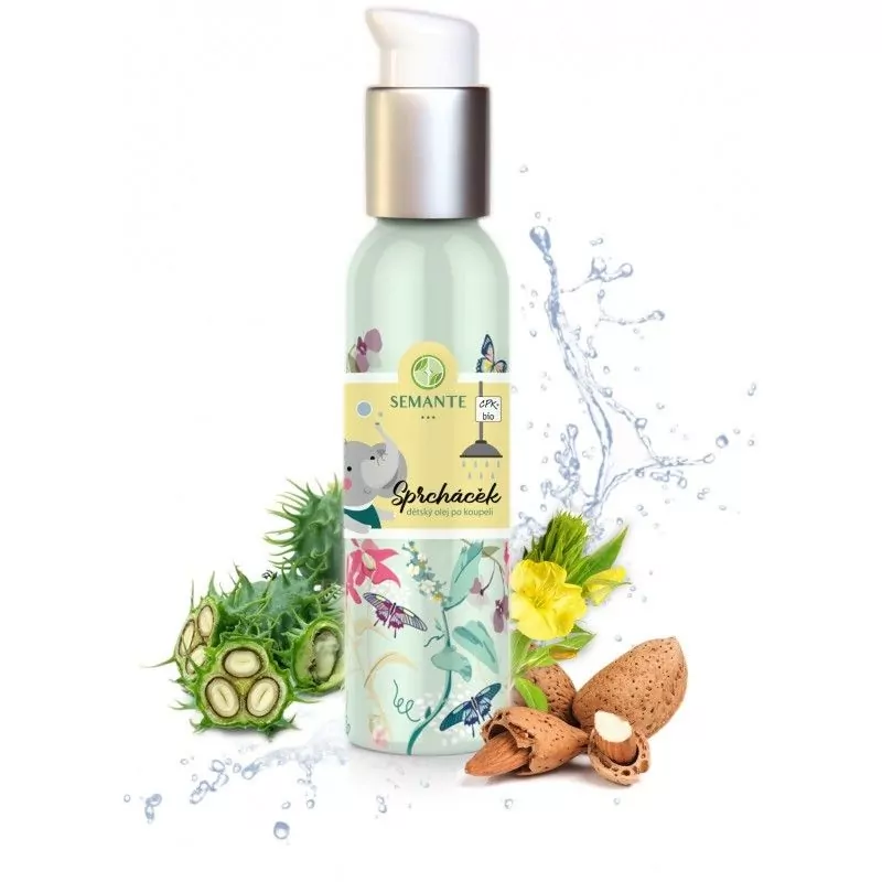Dětský jemný olej po koupeli "Sprcháček" BIO - 100 ml Dětský jemný olej po koupeli "Sprcháček" BIO - 100 ml