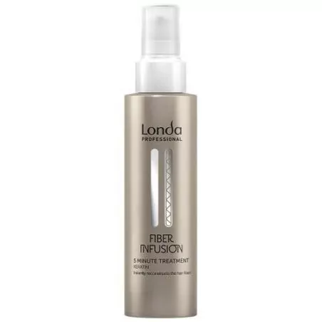 Rekonstrukční kúra s keratinem pro poškozené vlasy Fiber Infusion (5 Minute Treatment) Londa Professional - 100 ml