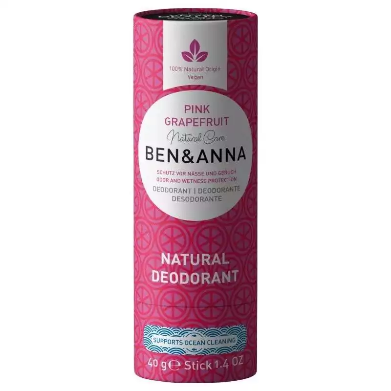 Tuhý deodorant růžový grapefruit Ben & Anna - 40 g Tuhý deodorant růžový grapefruit Ben & Anna - 40 g