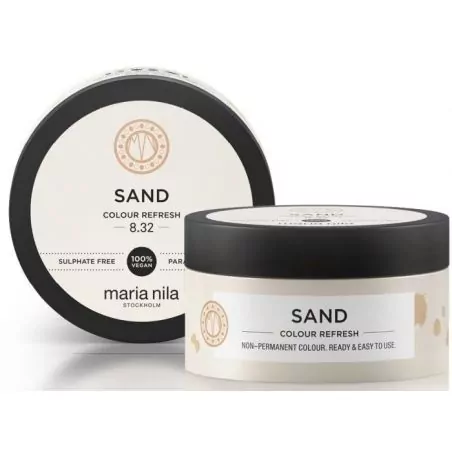 Jemná vyživující maska bez permanentních barevných pigmentů 8.32 Sand (Colour Refresh Mask) Maria Nila - 100 ml