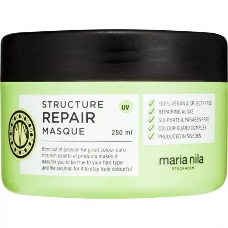 Vysoce intenzivní hydratační maska na vlasy Structure Repair (Masque) Maria Nila - 250 ml