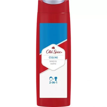 Sprchový gel 2 v 1 Cooling (Shower Gel + Shampoo) Old Spice - 400 ml