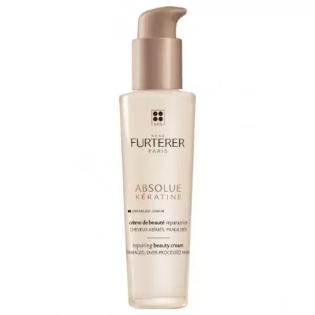 Bezoplachový obnovující krém pro poškozené vlasy Absolue Keratine (Repairing Beauty Cream) René Furterer - 100 ml