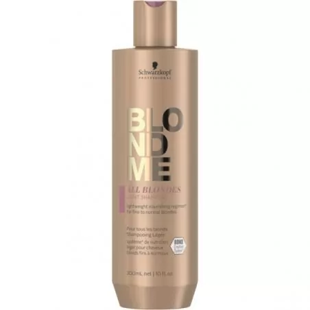 Vyživující šampon pro jemné a normální blond vlasy Blondme All Blondes (Light Shampoo) Schwarzkopf Professional - 1000 ml
