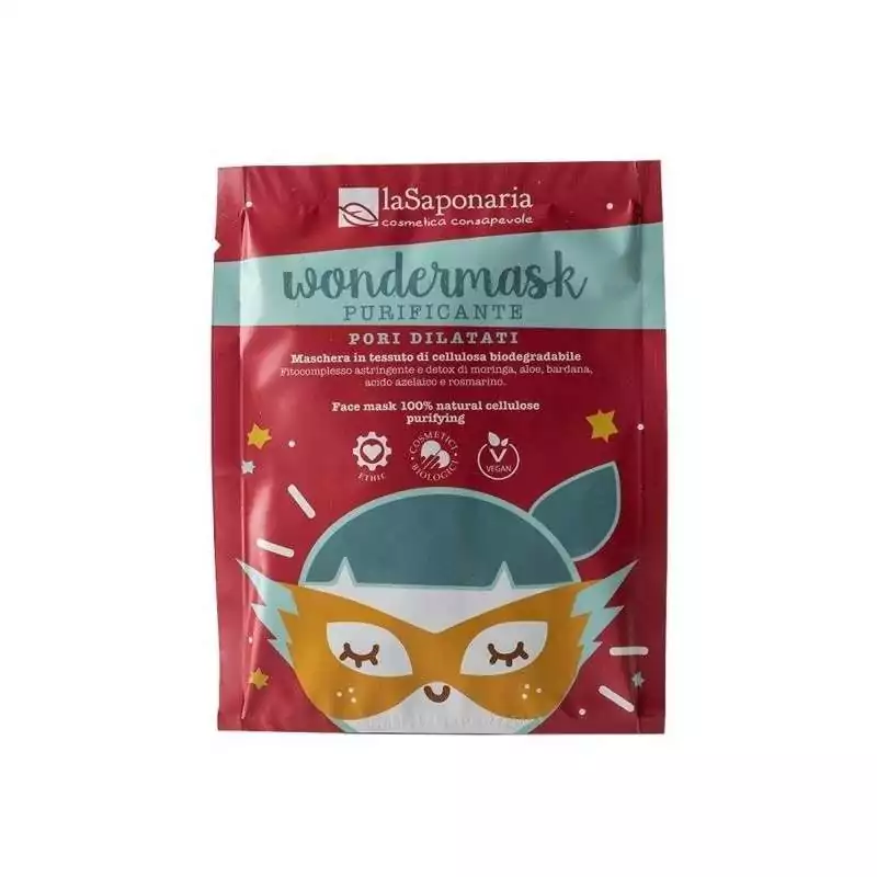 Čistiaca pleťová maska Wondermask" laSaponaria - 10 ml" Čistiaca pleťová maska Wondermask" laSaponaria - 10 ml"