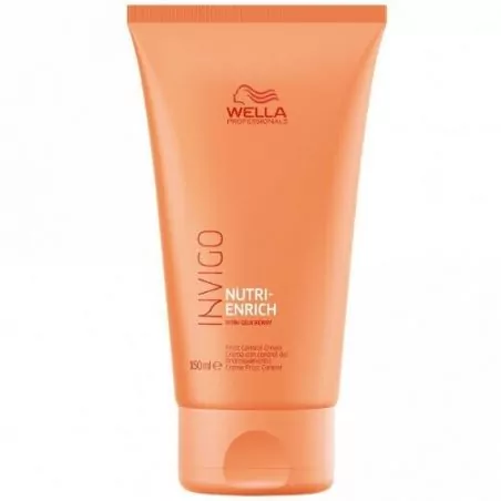 Bezoplachový krém proti krepatění pro suché a poškozené vlasy Invigo Nutri-Enrich (Frizz Control Cream) Wella Professionals - 15