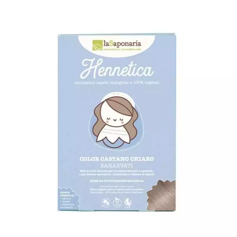 Přírodní barva na vlasy "Sarasvati" BIO laSaponaria - 100 g Přírodní barva na vlasy "Sarasvati" BIO laSaponaria - 100 g