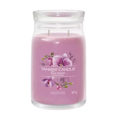 Aromatická svíčka Signature sklo velké Wild Orchid Yankee Candle - 567 g