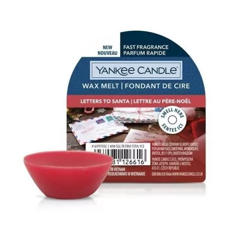 Vonný vosk Letters to Santa (New Wax Melt) Yankee Candle - 22 g