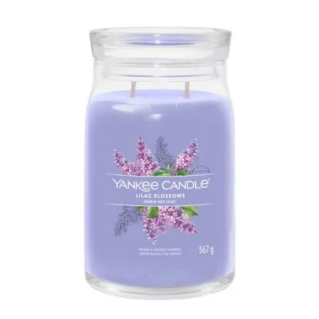 Aromatická svíčka Signature sklo velké Lilac Blossoms Yankee Candle - 567 g