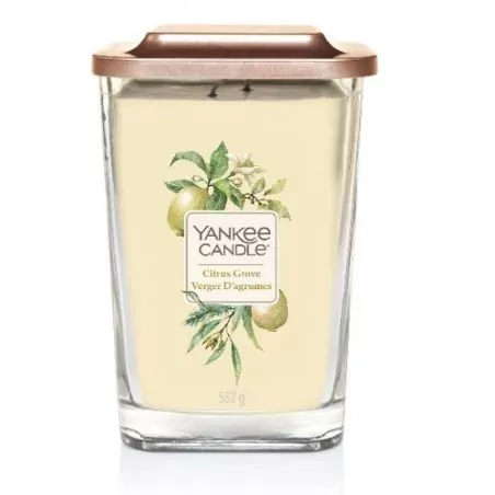Aromatická svíčka velká hranatá Citrus Grove Yankee Candle - 552 g