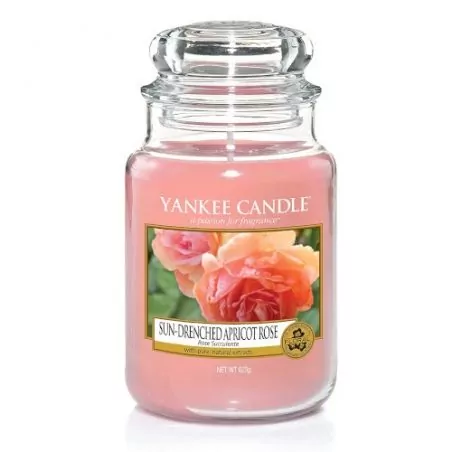 Aromatická svíčka velká Sun-Drenched Apricot Rose Yankee Candle - 623 g