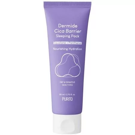 Hydratační noční maska Dermide Cica Barrier (Night Mask) PURITO - 80 ml
