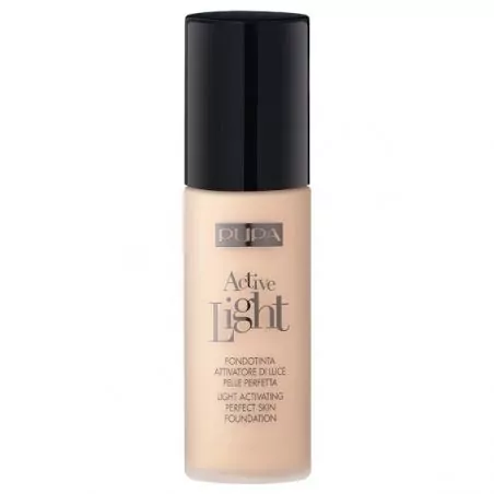 Tekutý make-up s aktivátorem světla Active Light (Perfect Skin Foundation) PUPA Milano / Odstín: 009 Light Porcelain - 30 ml