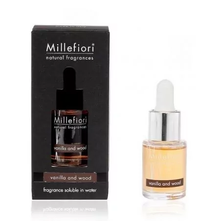 Aroma olej Vanilka a dřevo Millefiori Milano - 15 ml
