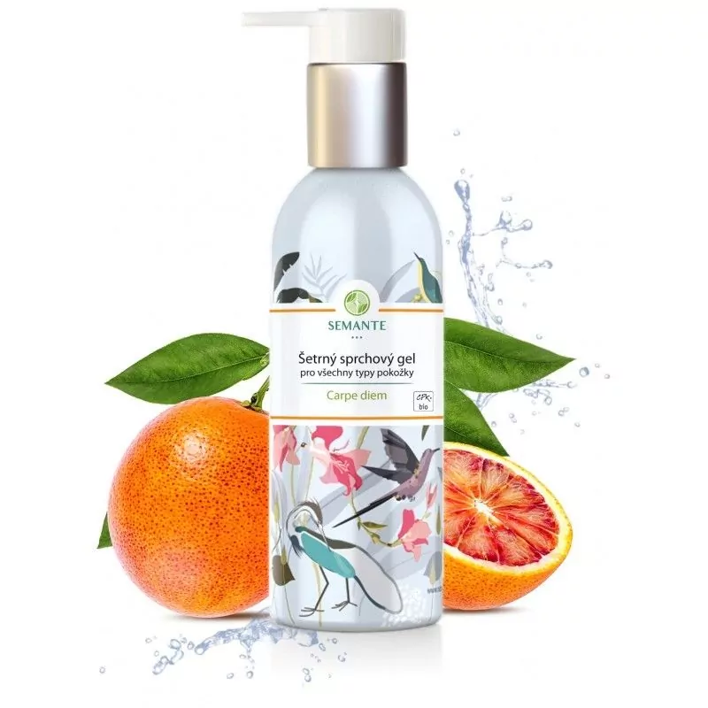 Šetrný sprchový gel pro všechny typy pokožky "Carpe diem" BIO - 200 ml Šetrný sprchový gel pro všechny typy pokožky "Carpe diem" BIO - 200 ml