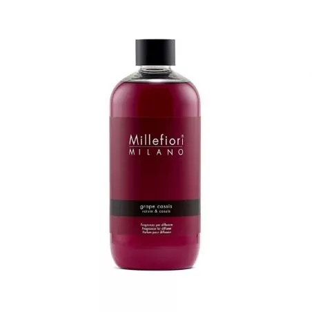 Náhradní náplň do aroma difuzéru Natural Hrozny a černý rybíz Millefiori Milano - 500 ml