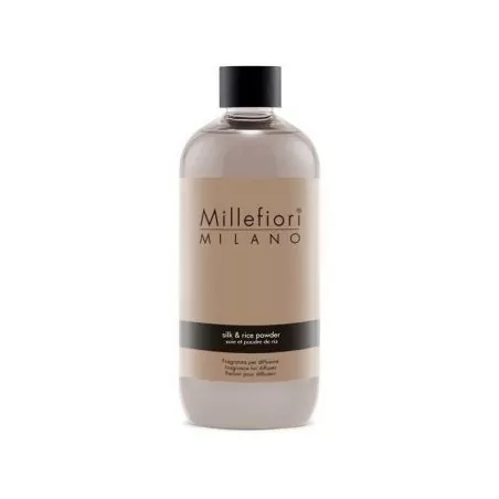 Náhradní náplň do aroma difuzéru Natural Hedvábí & rýžový prášek Millefiori Milano - 500 ml
