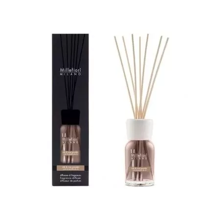 Aroma difuzér Natural Hedvábí & rýžový prášek Millefiori Milano - 100 ml